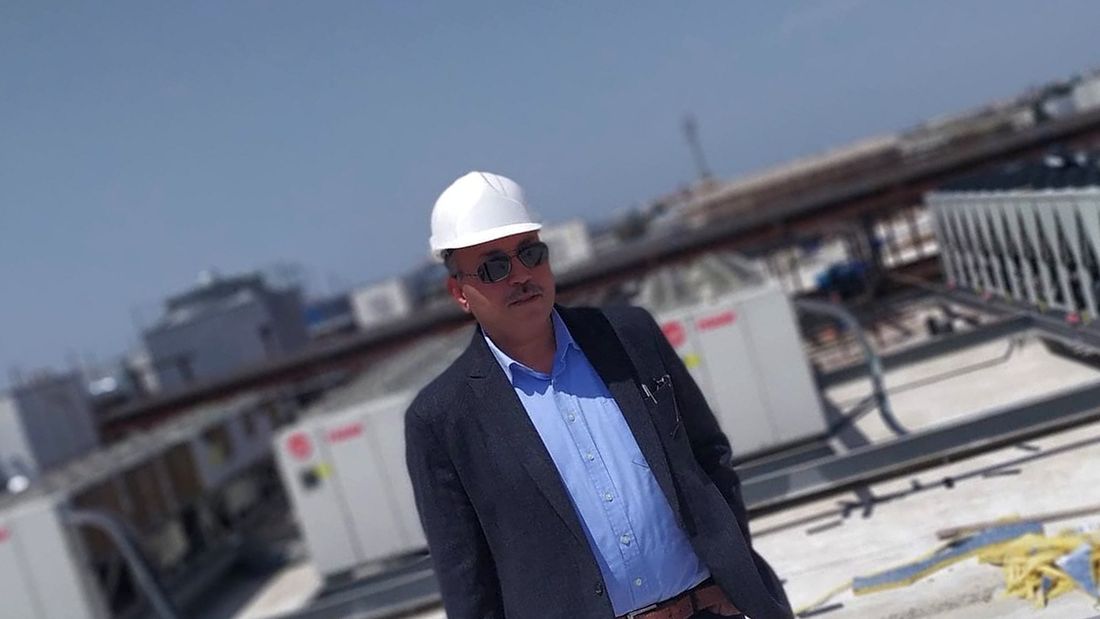 On site at a plant utilities installation
